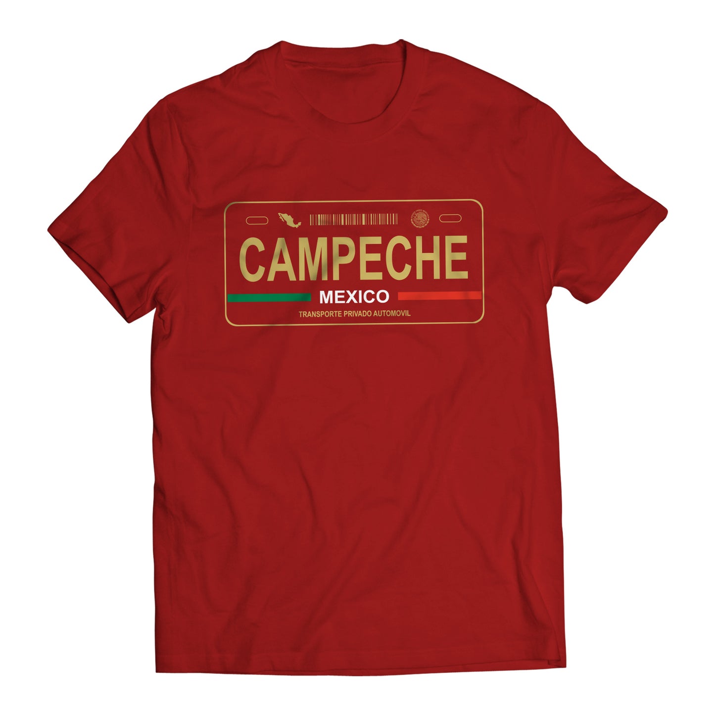 Campeche Mexico License Plate T-Shirt - Playera Mexicana con Placa de Carro