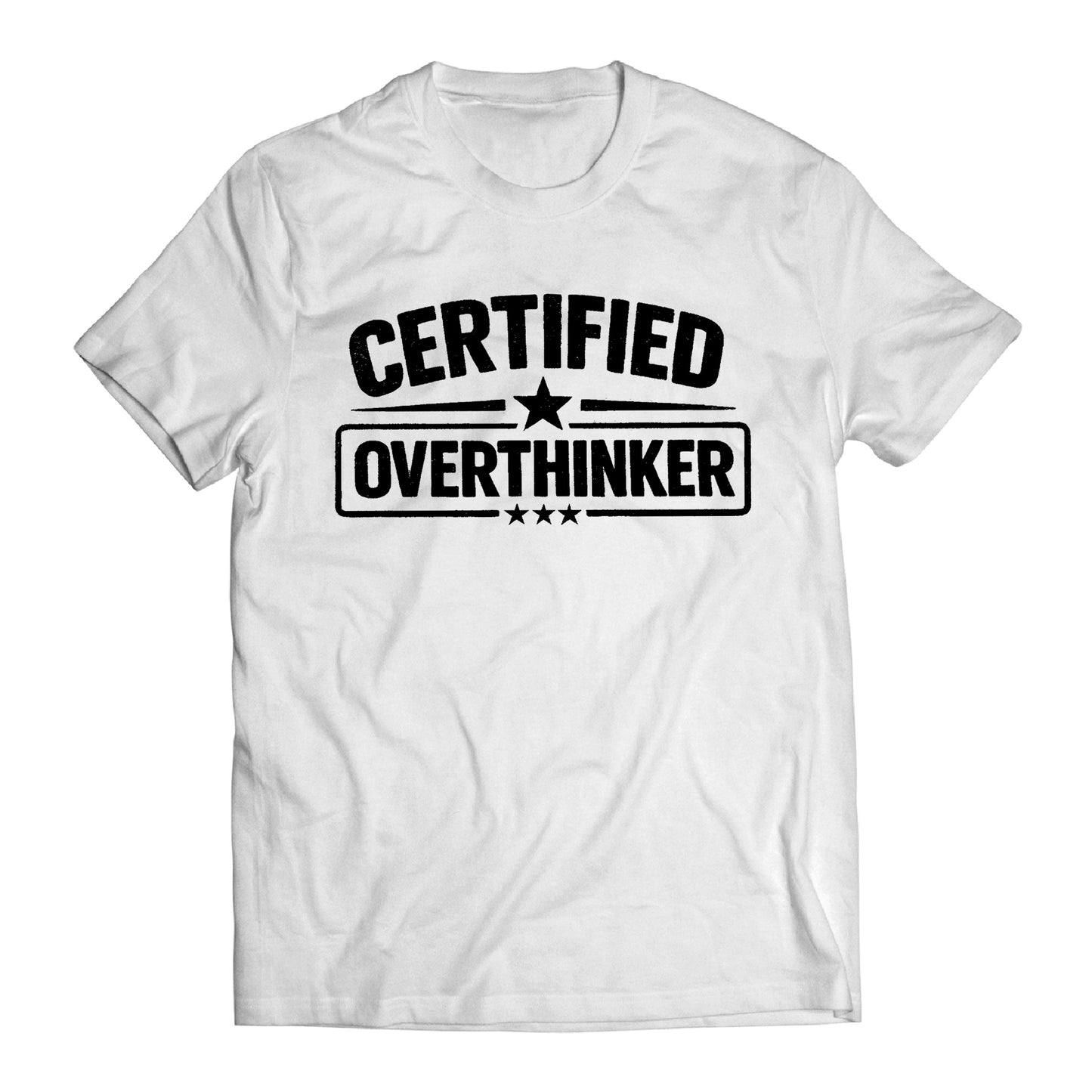 Certified Overthinker Shirt, Funny Overthinking Tee, Anxiety Humor Shirt, Introvert Gift, Sarcastic Mental Health Shirt, Relatable Graphic Tee