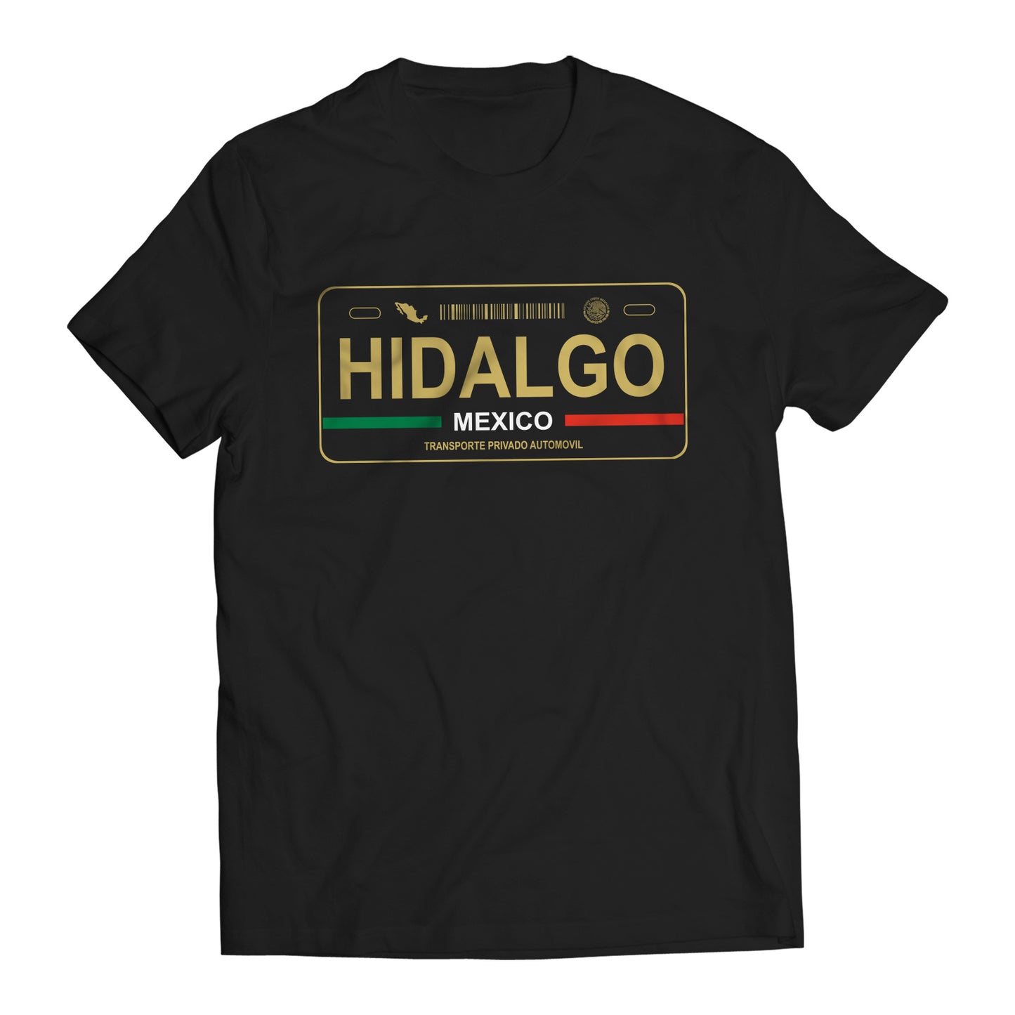 Hidalgo Mexico License Plate T-Shirt - Playera Mexicana con Placa de Carro