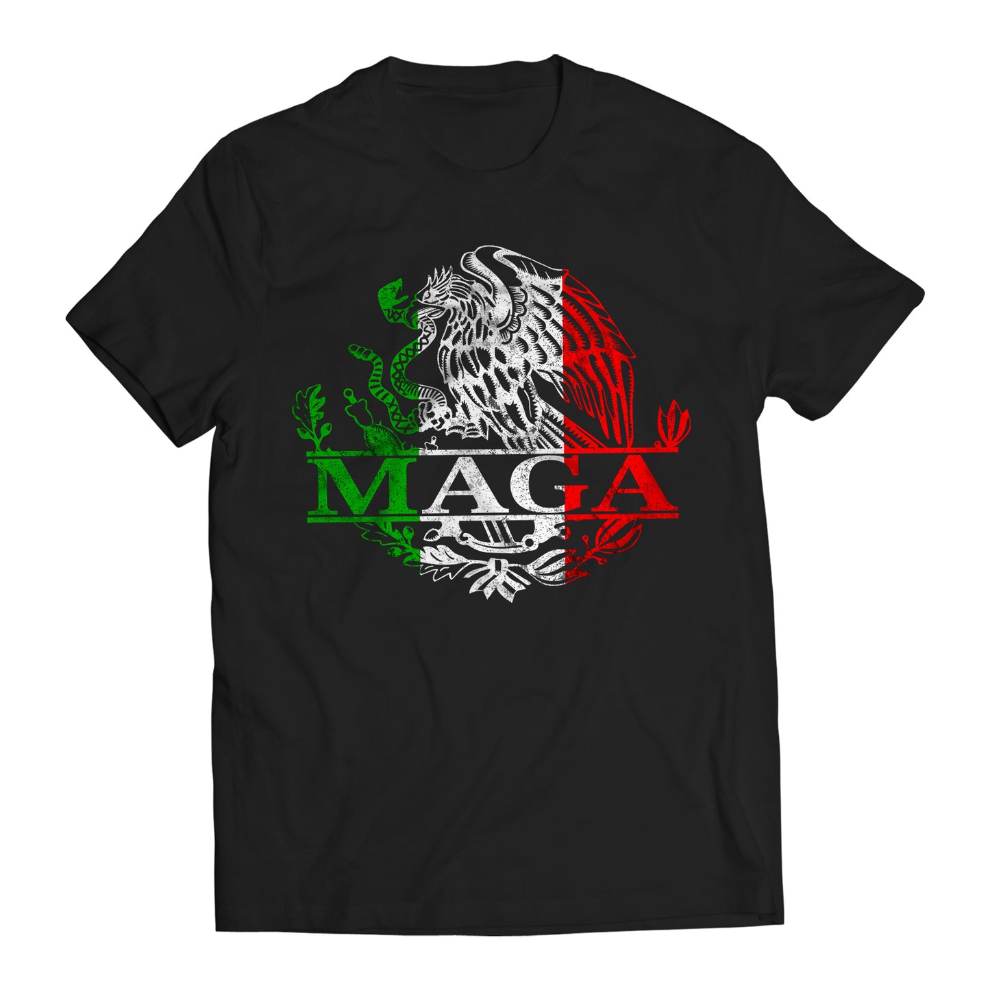 MAGA Mexican Eagle Anti-Trump Mexicans Ain't Going Anywhere T-Shirt