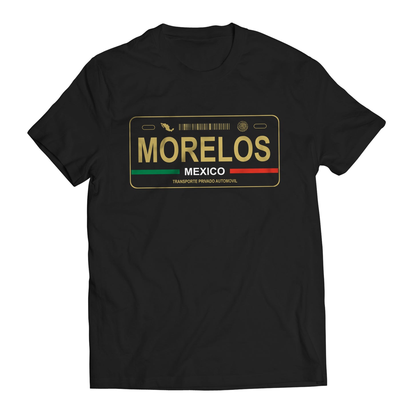 Morelos Mexico License Plate T-Shirt - Playera Mexicana con Placa de Carro