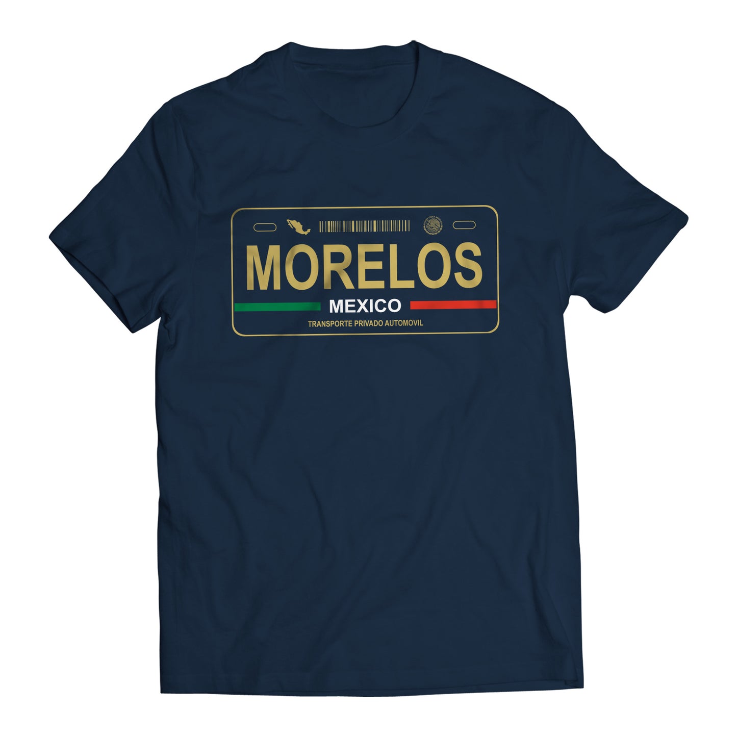 Morelos Mexico License Plate T-Shirt - Playera Mexicana con Placa de Carro