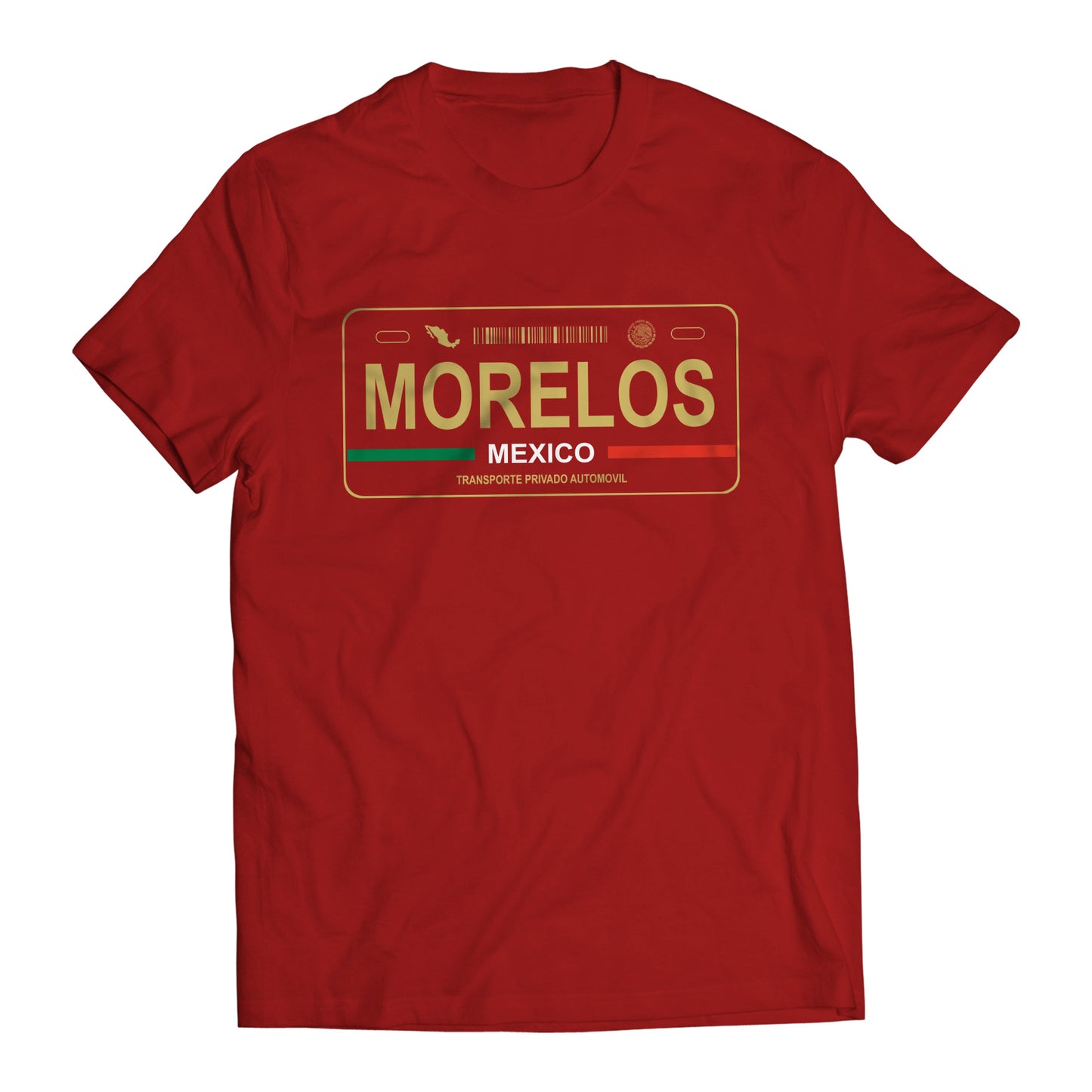 Morelos Mexico License Plate T-Shirt - Playera Mexicana con Placa de Carro