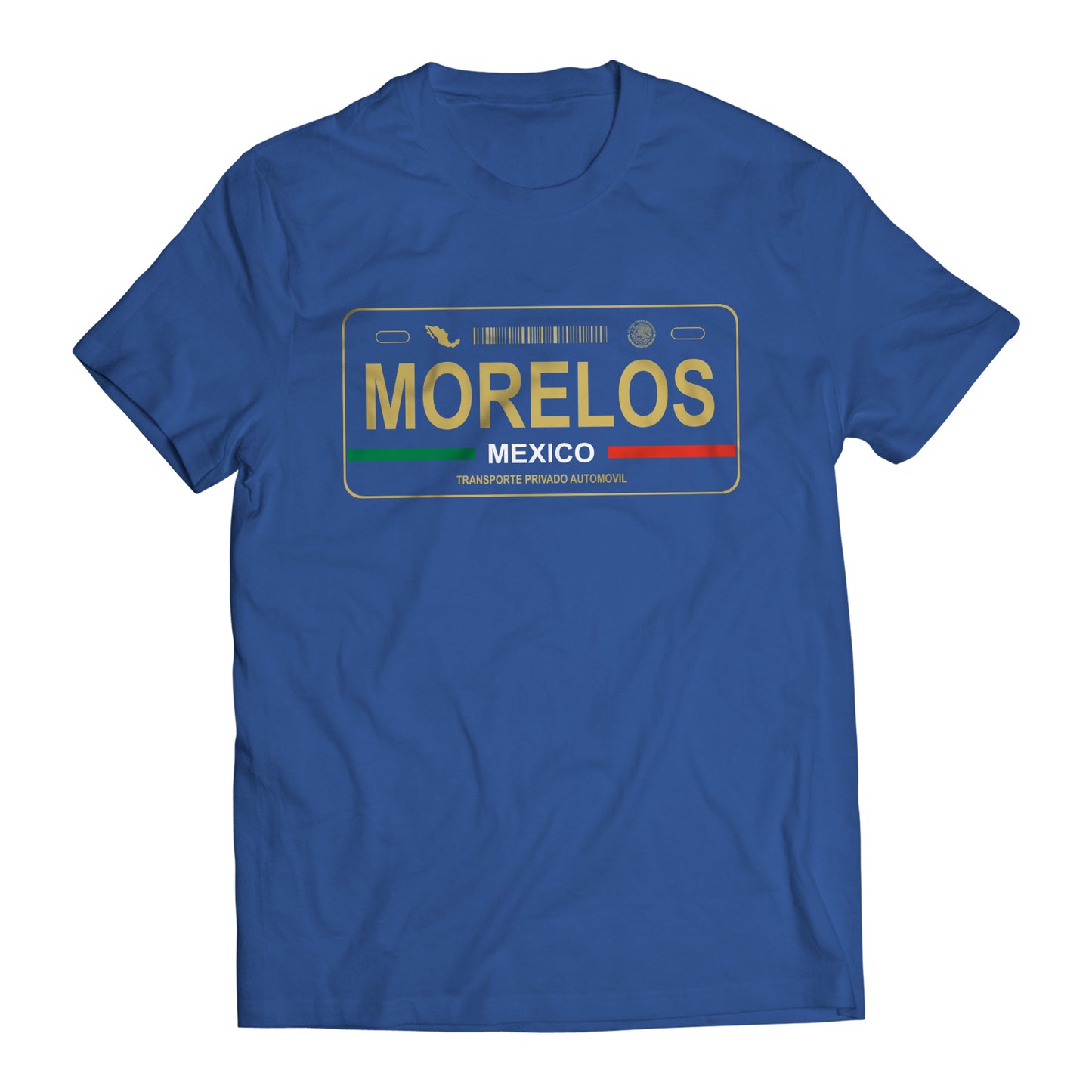 Morelos Mexico License Plate T-Shirt - Playera Mexicana con Placa de Carro