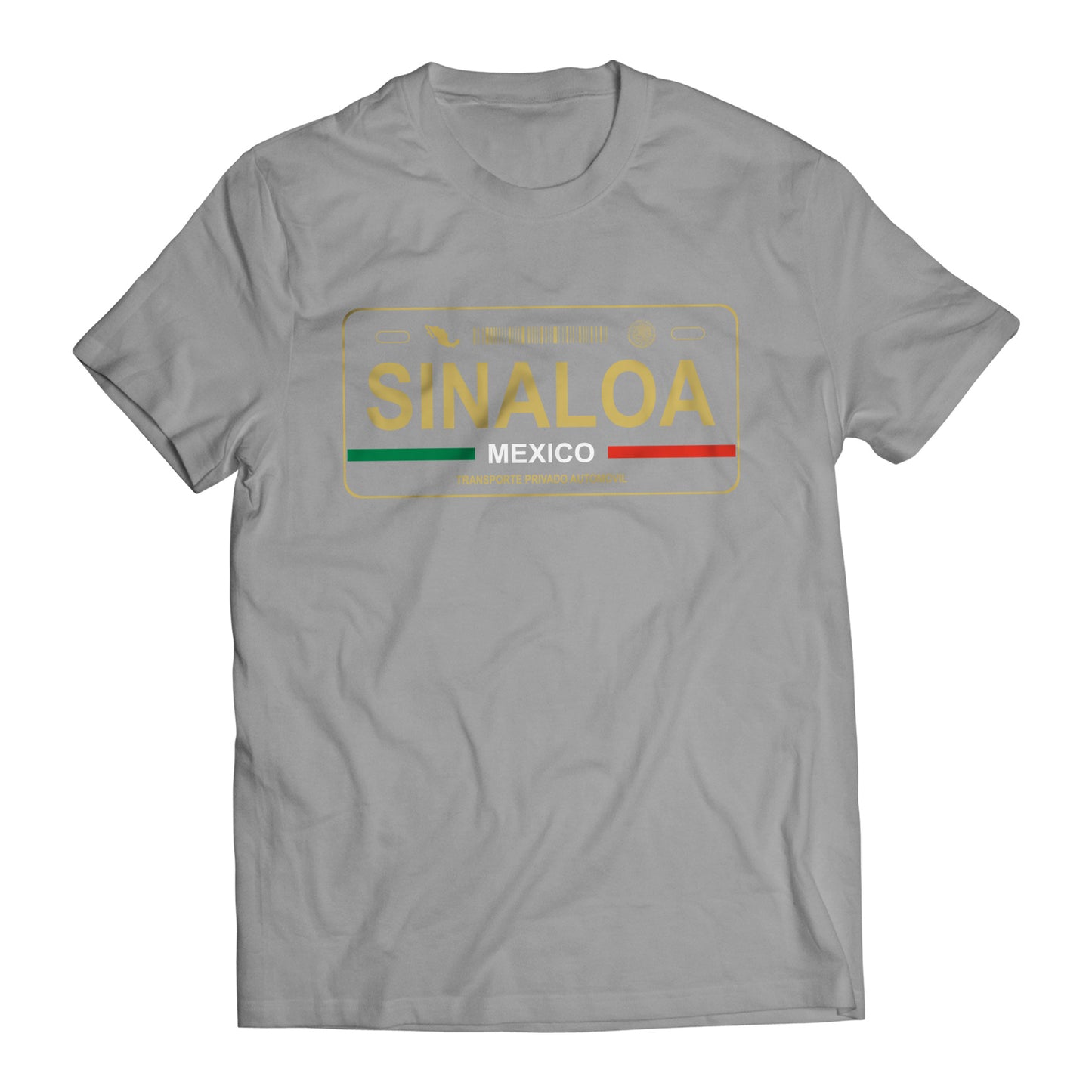 Sinaloa Mexico License Plate T-Shirt - Playera Mexicana con Placa de Carro