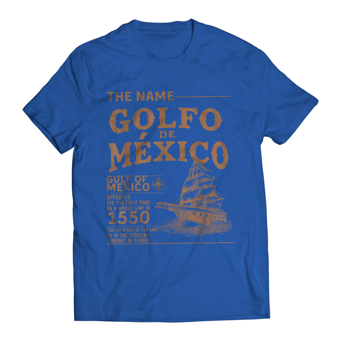 Gulf of Mexico 1550 Golfo De México T-Shirt