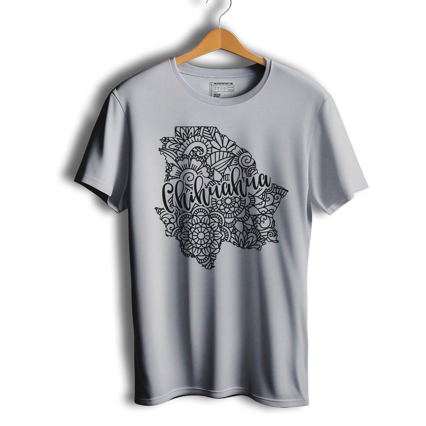 Chihuahua Mexico Patriotic Mexican Short Sleeve T-Shirt- Playera Patriota De Mexico