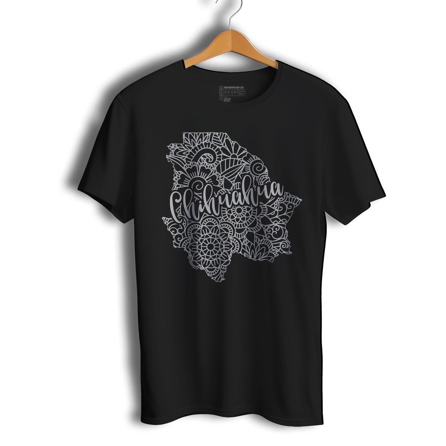 Chihuahua Mexico Patriotic Mexican Short Sleeve T-Shirt- Playera Patriota De Mexico