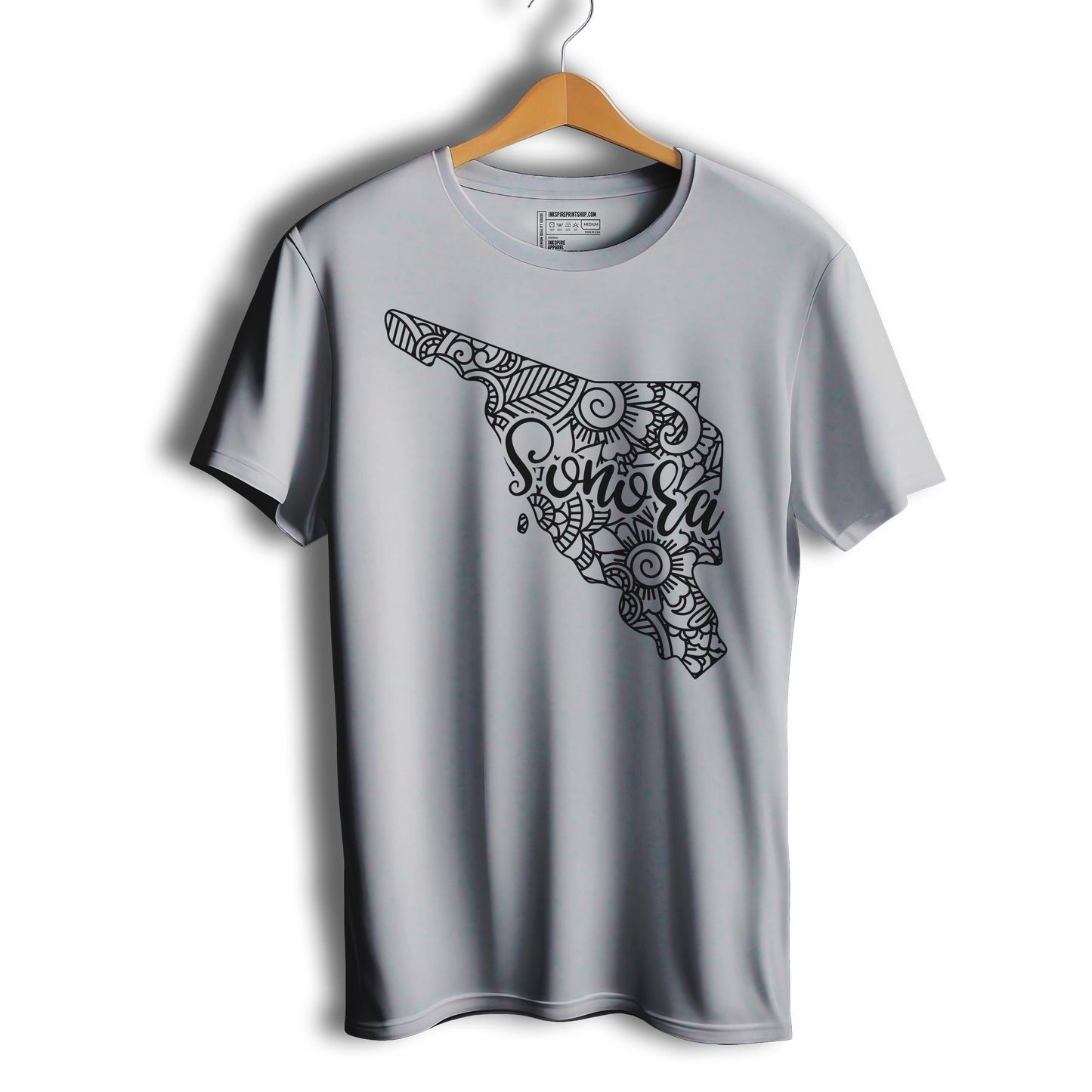 Sonora Mexico Patriotic Mexican Short Sleeve T-Shirt- Playera Patriota De Mexico