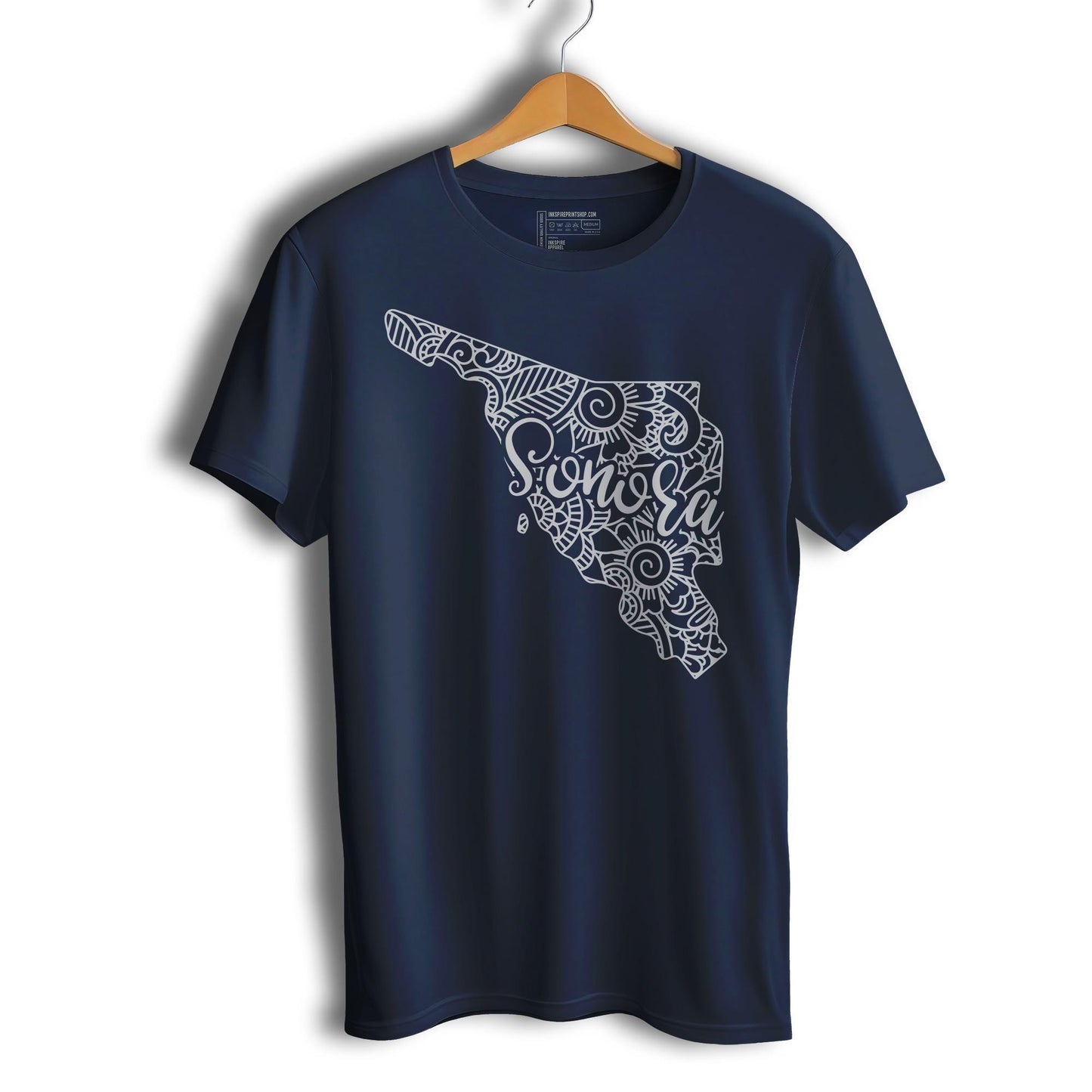 Sonora Mexico Patriotic Mexican Short Sleeve T-Shirt- Playera Patriota De Mexico