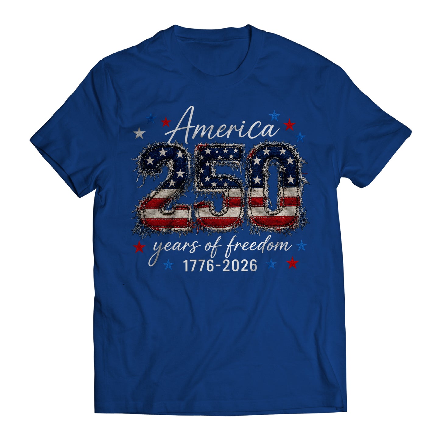 America 250 Years of Freedom Shirt, Patriotic 1776-2026 Tee, USA 250th Anniversary Shirt, Fourth of July Graphic Tee, Patriotic Shirt