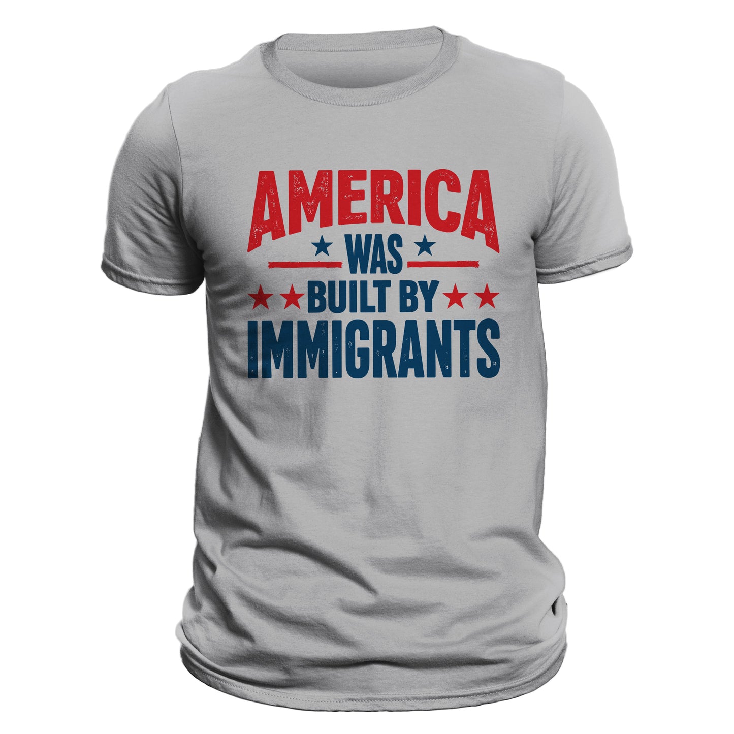 America Was Built By Immigrants Anti Immigration Human Rights Protest T-Shirt