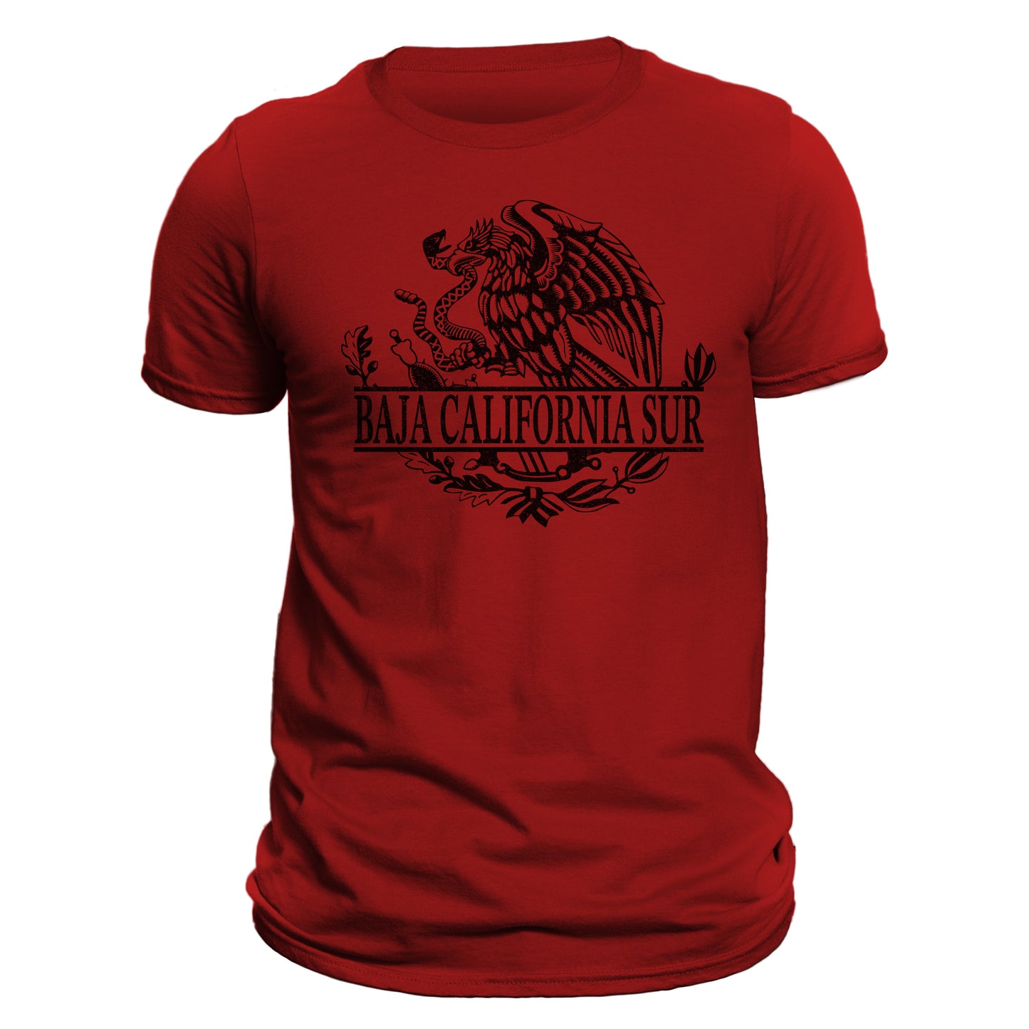 Baja California Sur Mexico Eagle Emblem Mexican Flag T-Shirt