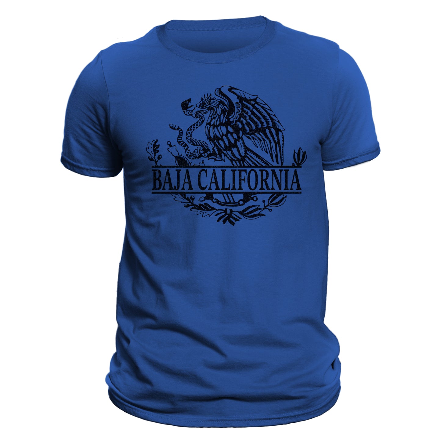 Baja California Mexico Eagle Emblem Mexican Flag T-Shirt