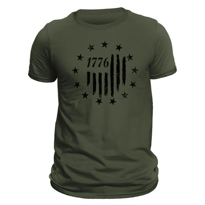 Freedom American Flag T-Shirt for Men & Women – Patriotic USA Flag Graphic Tee – Vintage Freedom Shirt – 4th of July American Pride Apparel