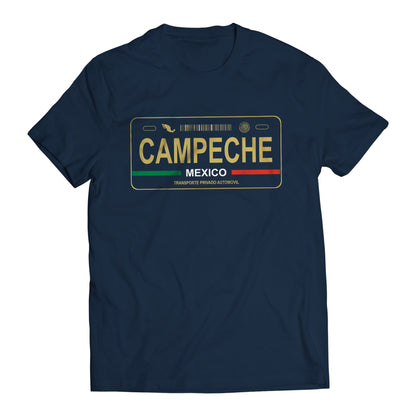 Campeche Mexico License Plate T-Shirt - Playera Mexicana con Placa de Carro