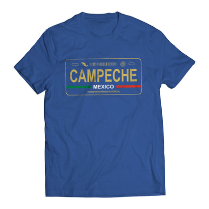 Campeche Mexico License Plate T-Shirt - Playera Mexicana con Placa de Carro