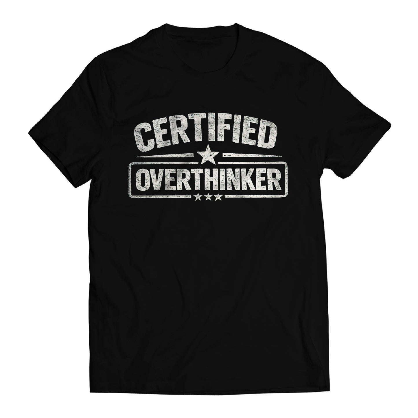 Certified Overthinker Shirt, Funny Overthinking Tee, Anxiety Humor Shirt, Introvert Gift, Sarcastic Mental Health Shirt, Relatable Graphic Tee