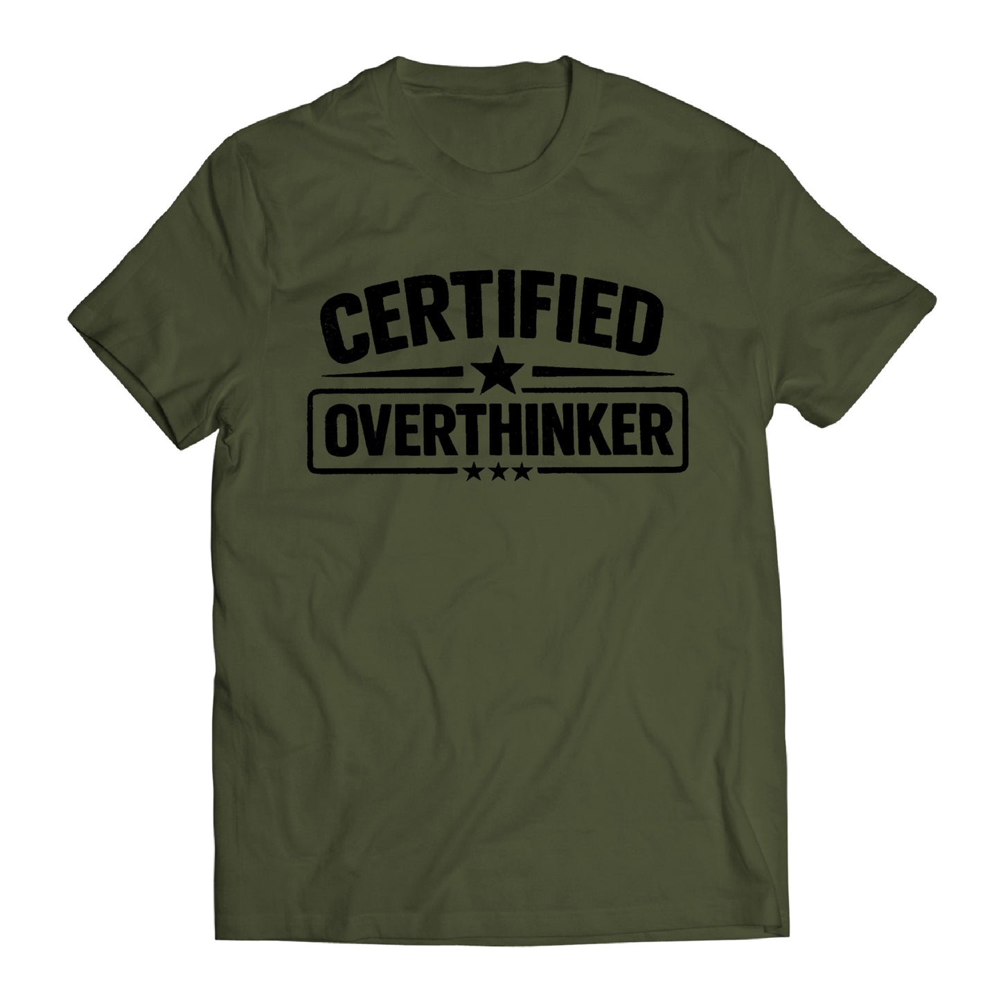 Certified Overthinker Shirt, Funny Overthinking Tee, Anxiety Humor Shirt, Introvert Gift, Sarcastic Mental Health Shirt, Relatable Graphic Tee
