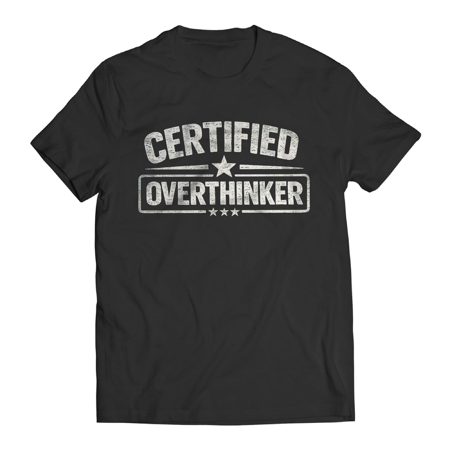 Certified Overthinker Shirt, Funny Overthinking Tee, Anxiety Humor Shirt, Introvert Gift, Sarcastic Mental Health Shirt, Relatable Graphic Tee