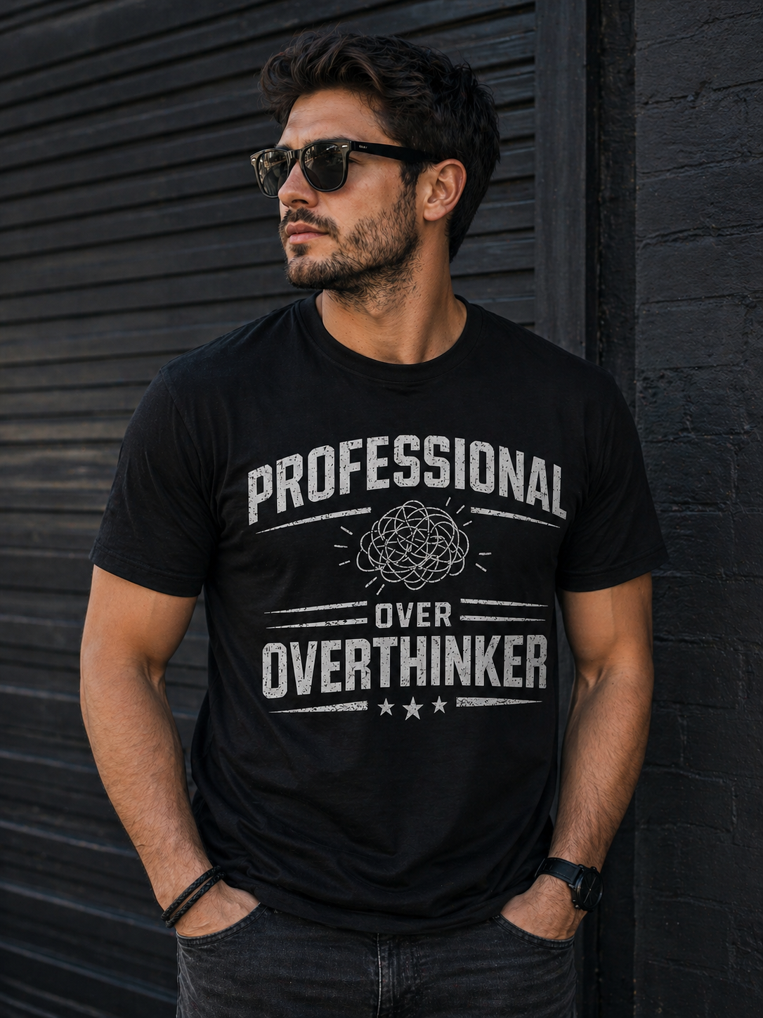 Professional Overthinker Shirt, Funny Overthinking T-Shirt, Anxiety Humor Tee, Introvert Gift, Mental Health Humor Shirt, Relatable Graphic Tee