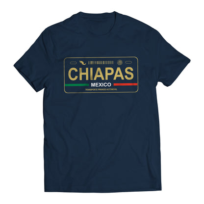 Chiapas Mexico License Plate T-Shirt - Playera Mexicana con Placa de Carro