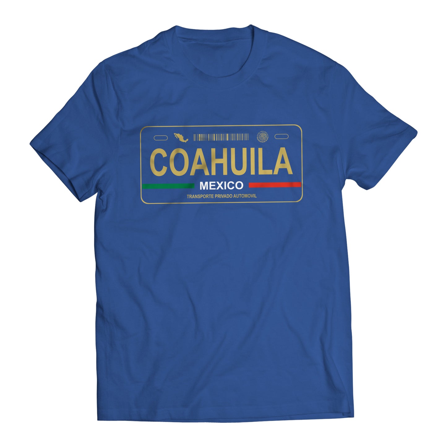 Coahuila Mexico License Plate T-Shirt - Playera Mexicana con Placa de Carro