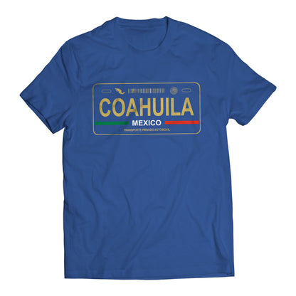 Coahuila Mexico License Plate T-Shirt - Playera Mexicana con Placa de Carro