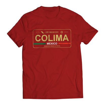 Colima Mexico License Plate T-Shirt - Playera Mexicana con Placa de Carro