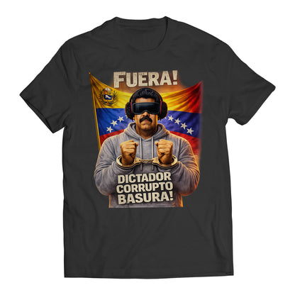 Fuera Dictador Corrupto Basura! Maduro Captured Venezuela Libre Men's T-Shirt