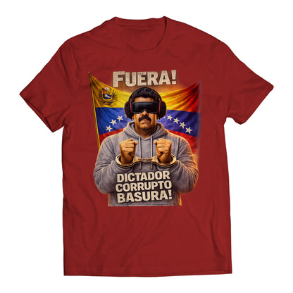 Fuera Dictador Corrupto Basura! Maduro Captured Venezuela Libre Men's T-Shirt