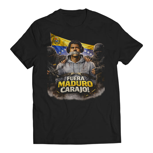 Fuera Maduro Carajo! Maduro Captured Venezuela Libre Men's T-Shirt
