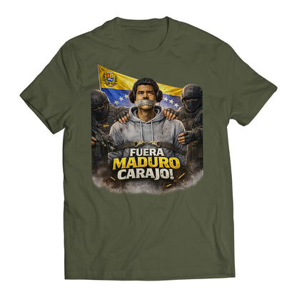 Fuera Maduro Carajo! Maduro Captured Venezuela Libre Men's T-Shirt