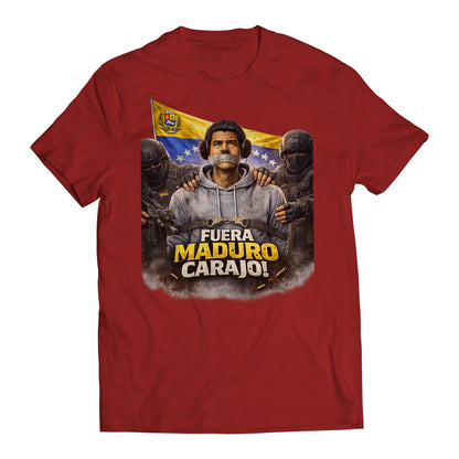 Fuera Maduro Carajo! Maduro Captured Venezuela Libre Men's T-Shirt