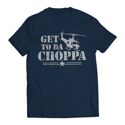 Get to Da Choppa Army Arnold Movie Quote Men's Graphic T-Shirt