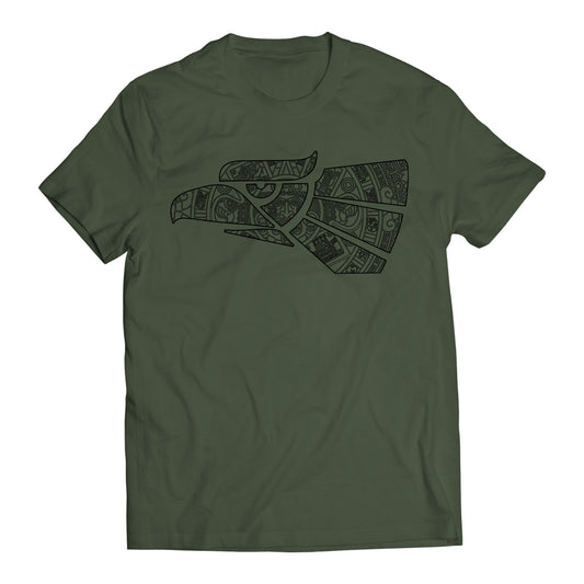 Mexico Flag Hecho en Mexico Eagle Archaeology Mesoamerican Culture  T-Shirt