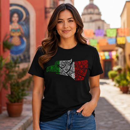 Hecho en Mexico Eagle T-Shirt, Mexican Heritage Graphic Tee, Mexico Pride Shirt for Men & Women