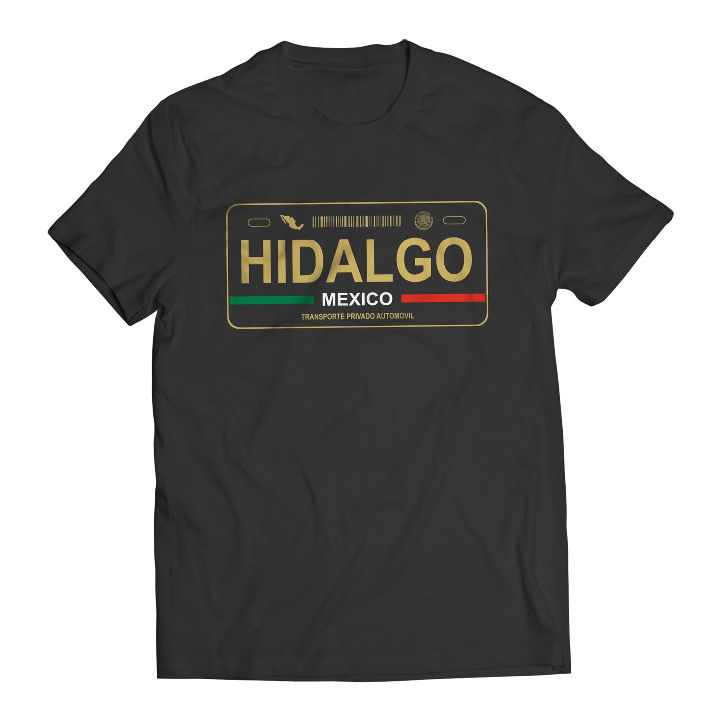 Hidalgo Mexico License Plate T-Shirt - Playera Mexicana con Placa de Carro