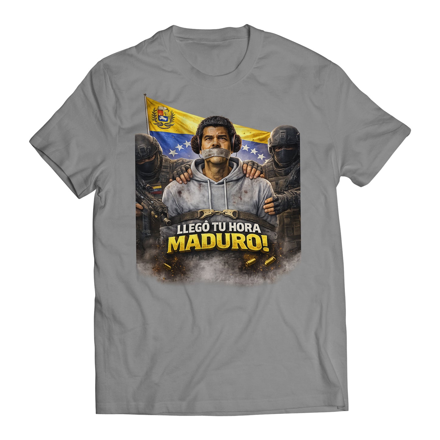 Llego tu Hora Maduro! Maduro Captured Venezuela Libre Men's T-Shirt