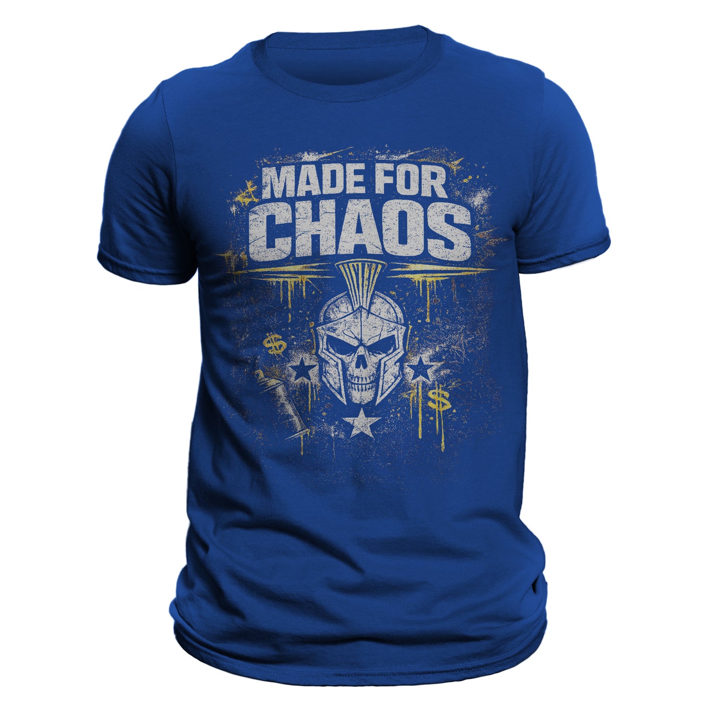 Made For Chaos Shirt, Spartan Skull T-Shirt, Urban Streetwear Tee, Distressed Graphic Tee, Bold Masculine Shirt, Grunge Street Style