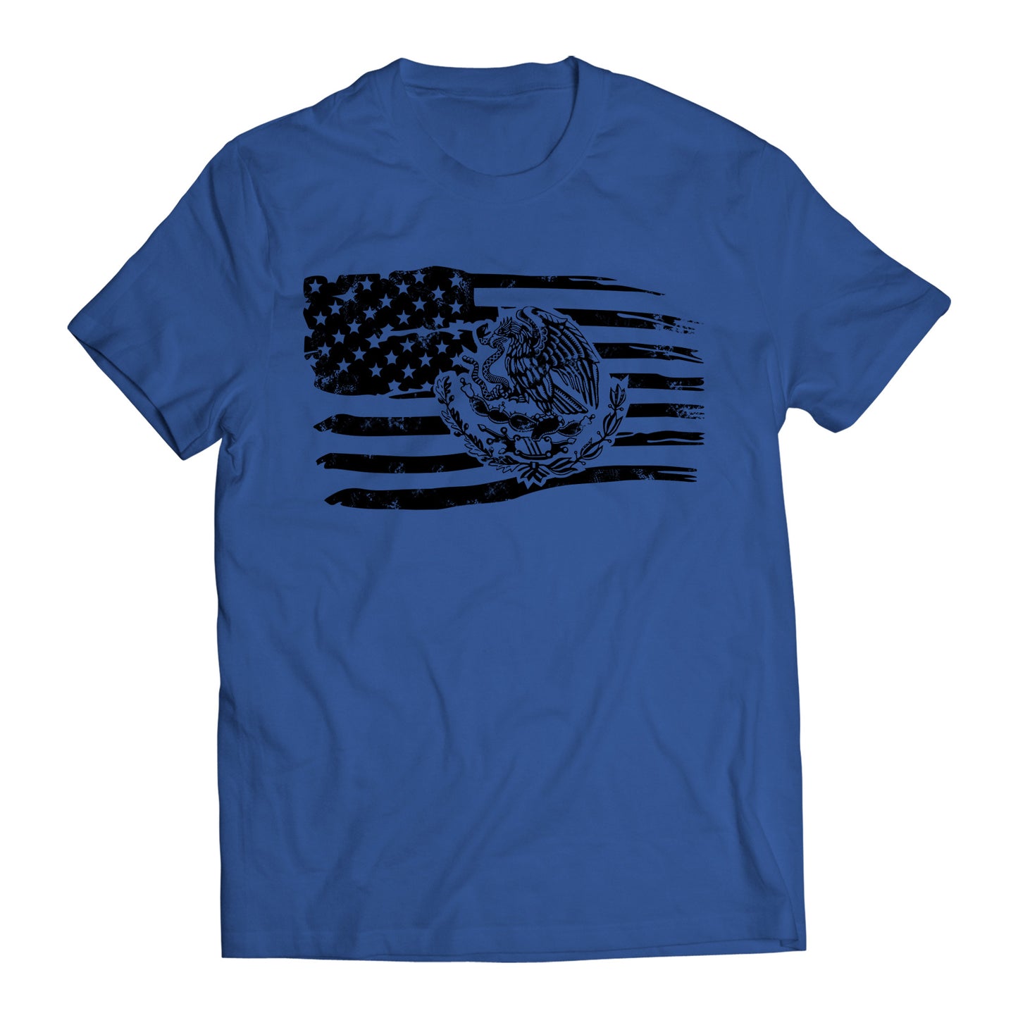 Proud Mexican American Flag Men's Graphic T-Shirt