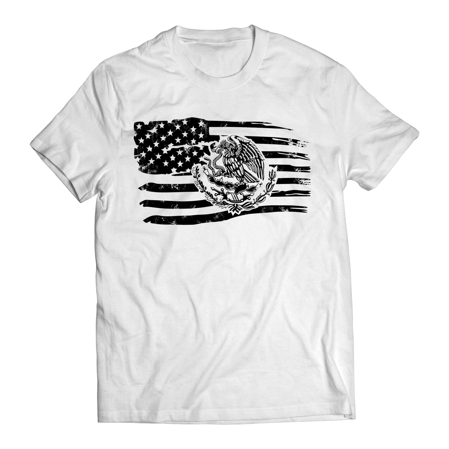 Proud Mexican American Flag Men's Graphic T-Shirt