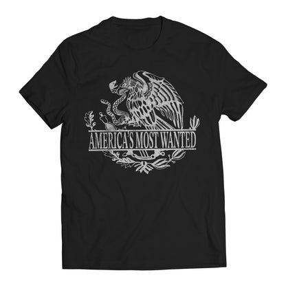 America's Most Wanted Immigrant Mexican Flag Eagle T-Shirt