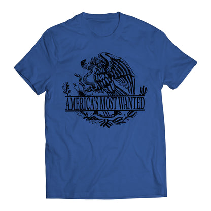 America's Most Wanted Immigrant Mexican Flag Eagle T-Shirt