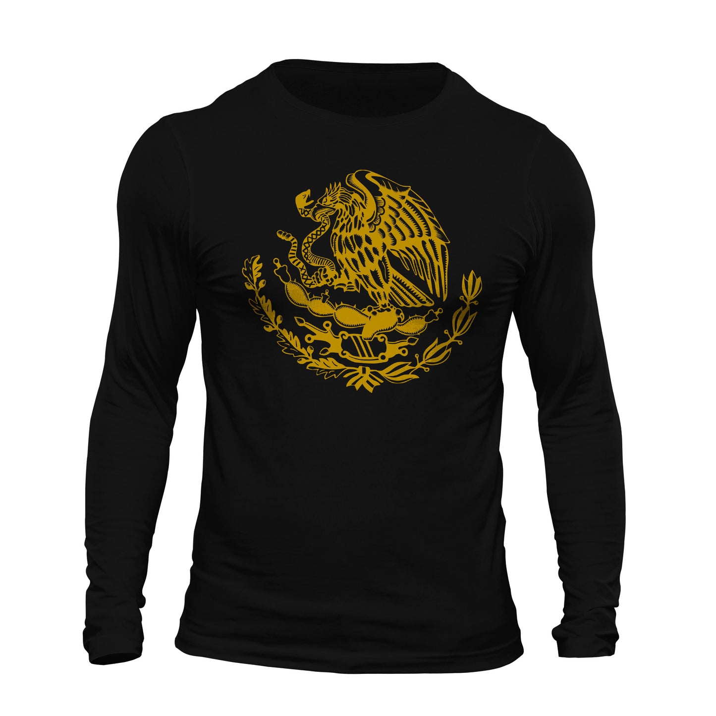 Mexico Mexican Flag Eagle Long Sleeve T-Shirt