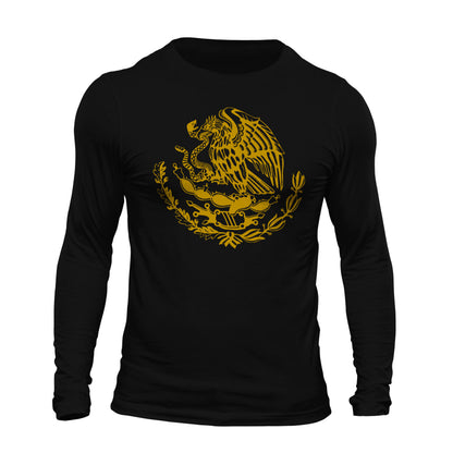 Mexico Mexican Flag Eagle Long Sleeve T-Shirt