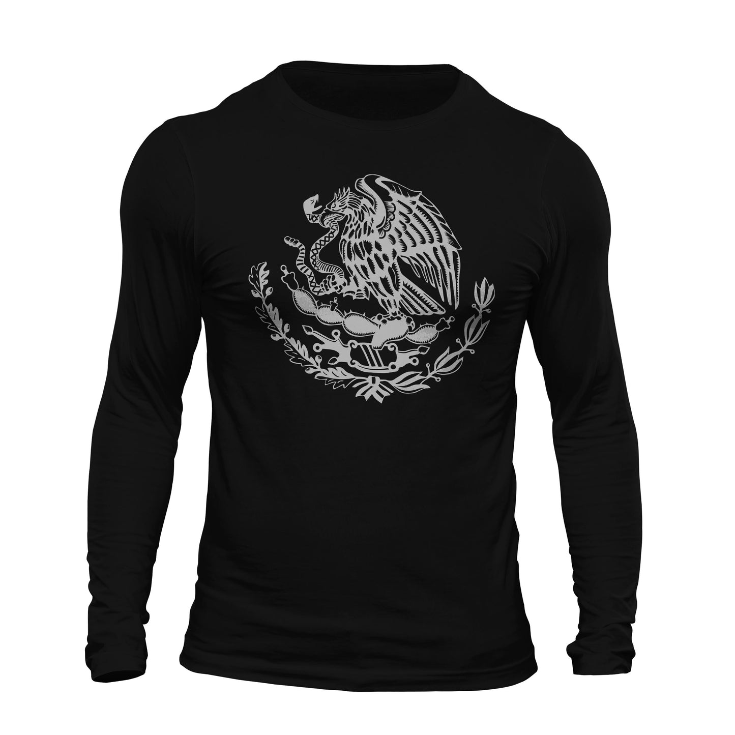 Mexico Mexican Flag Eagle Long Sleeve T-Shirt