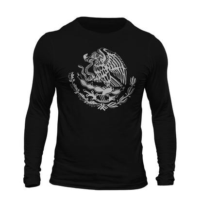 Mexico Mexican Flag Eagle Long Sleeve T-Shirt