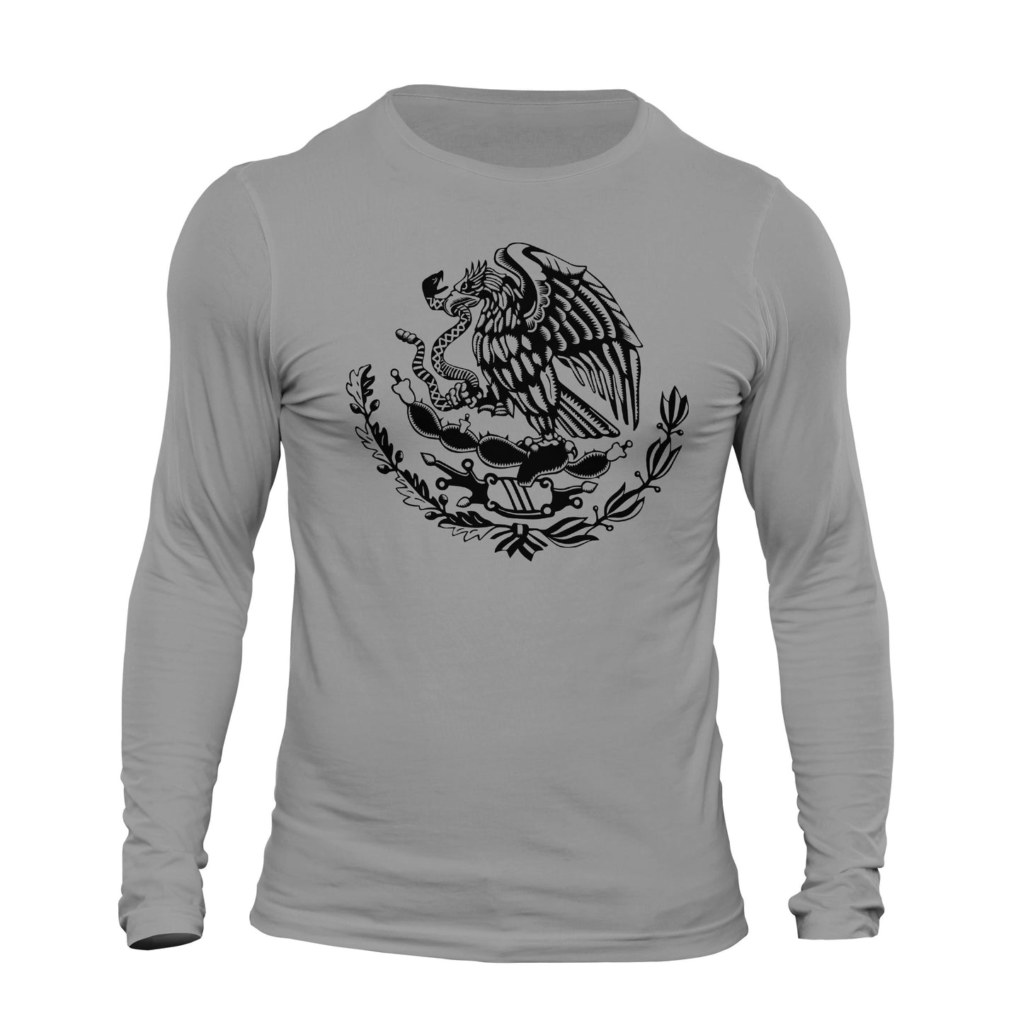 Mexico Mexican Flag Eagle Long Sleeve T-Shirt