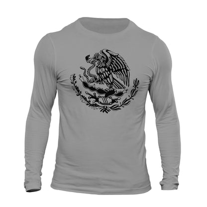Mexico Mexican Flag Eagle Long Sleeve T-Shirt